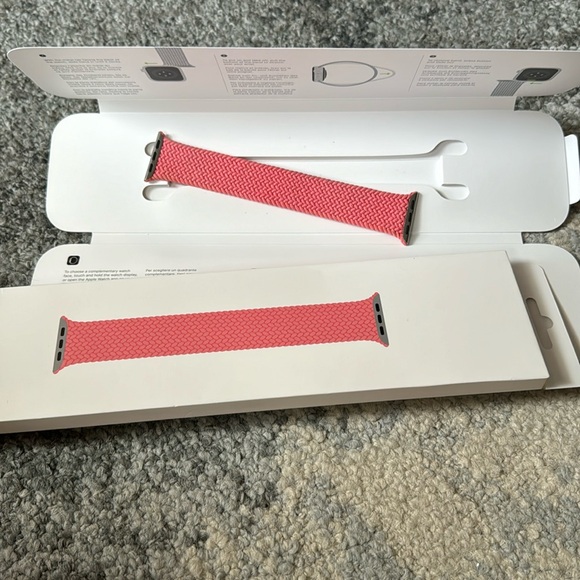Apple Other - Apple Pink Punch Braided Solo Loop Apple Watch Band